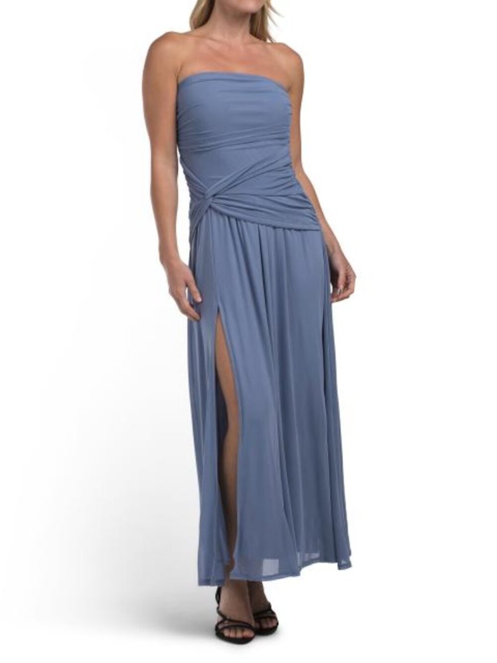 THIRTY THIRTY Gathered Waist Knit Gown